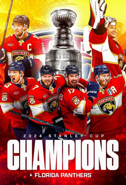 Poster for Florida Panthers' 2024 Stanley Cup Championship Film