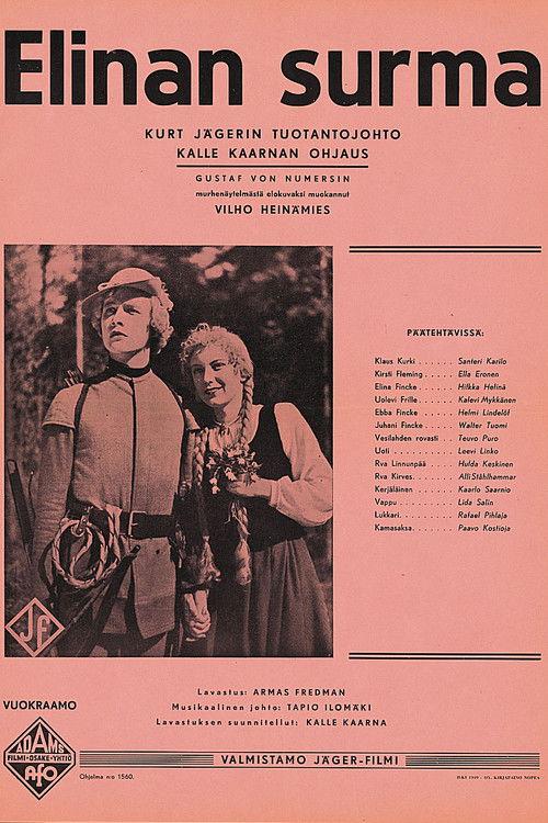 Poster for Elinan surma
